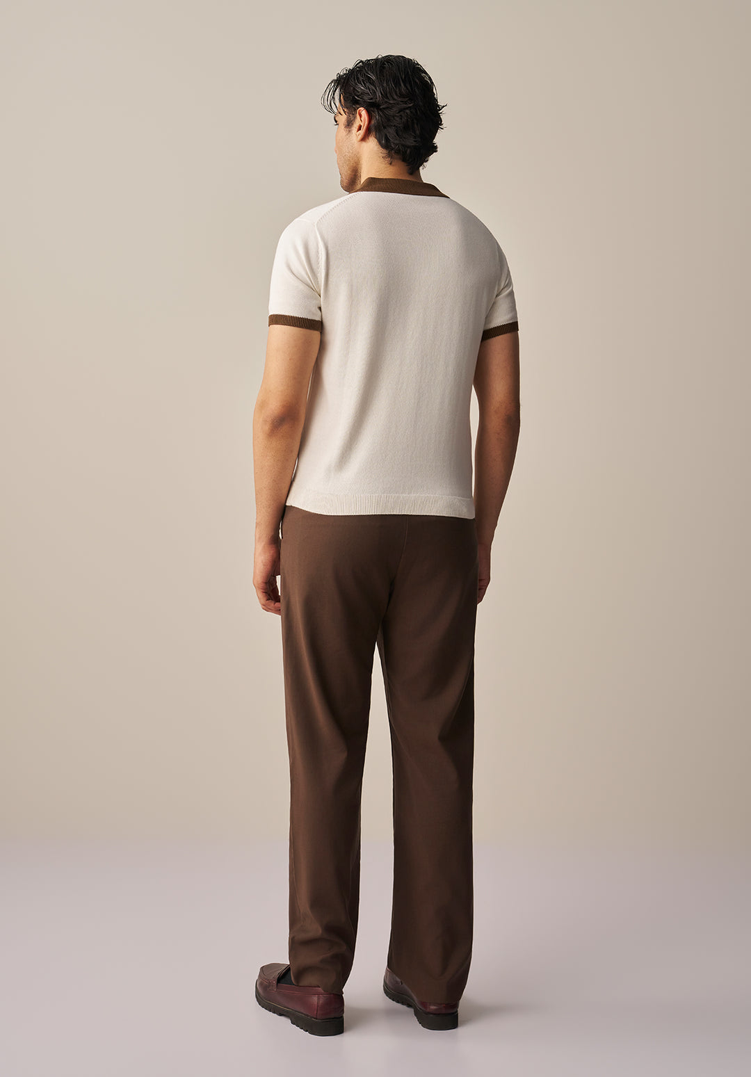 FINE KNIT POLO SHIRT (YTS-W/BR)