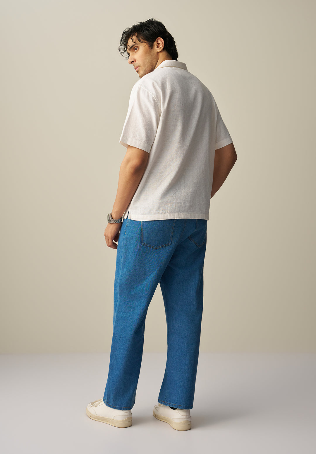 LOOSE FIT JEANS (YTS-BL)