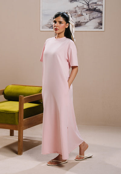 Pink T Shirt Dress