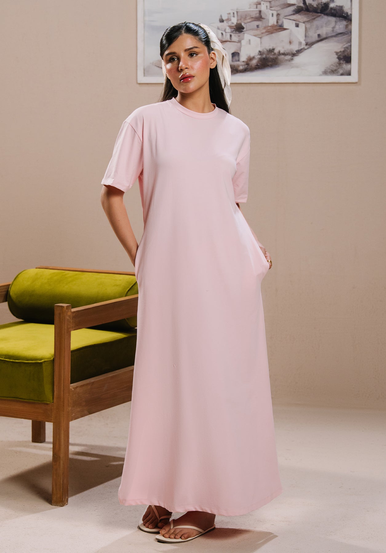 Pink T Shirt Dress