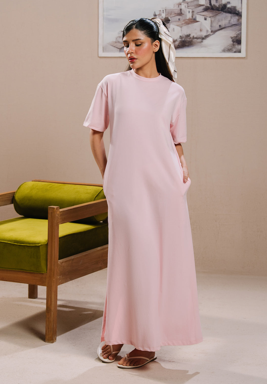 Pink T Shirt Dress