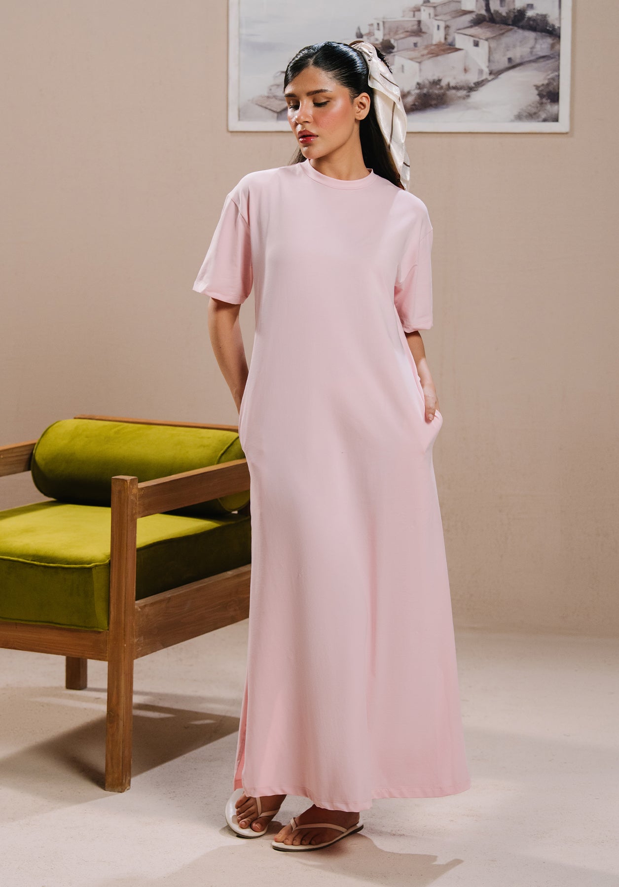 Pink T Shirt Dress