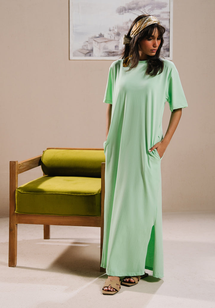 Lime Green T Shirt Dress