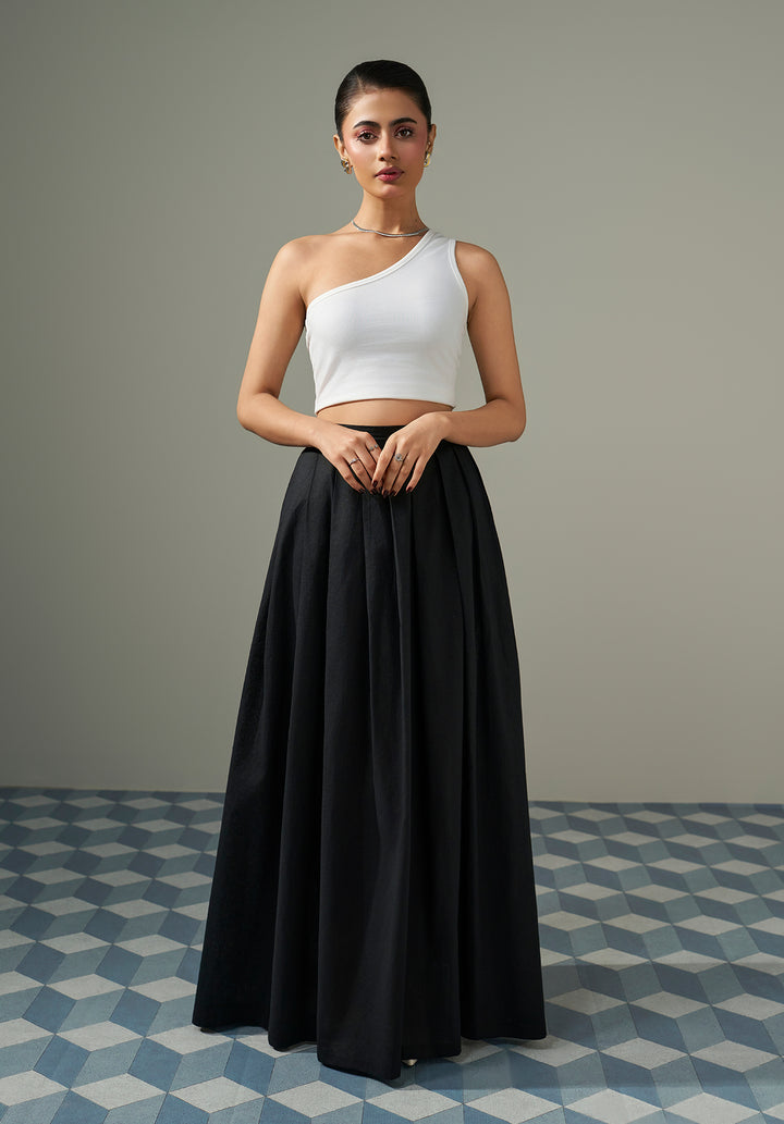 Pleated Skirt - Black
