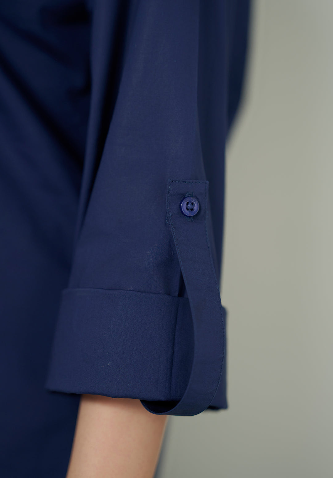 Blue button down co ord set