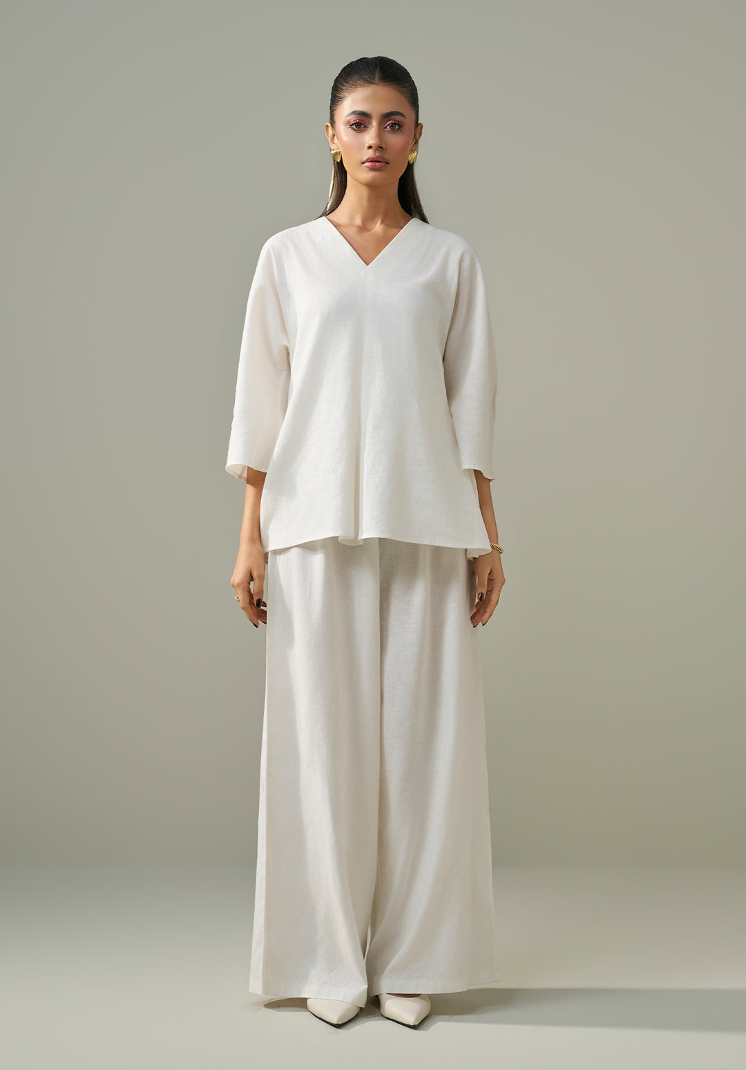 Umbrella Co ord set - White