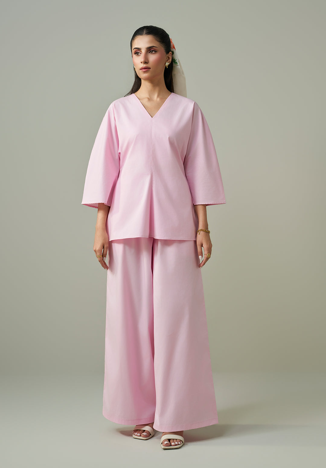 Umbrella Co ord set - Blush Pink