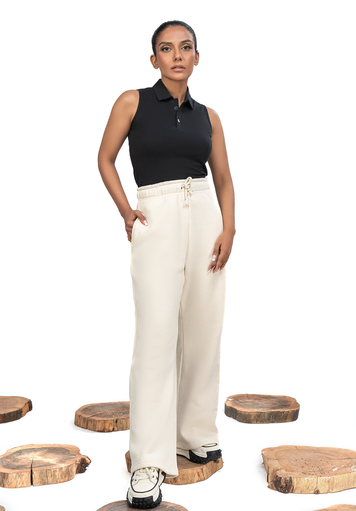 Black Button Collar Sleeveless Crop Top