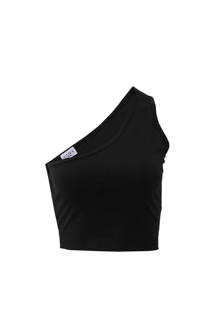 Black one shoulder Top