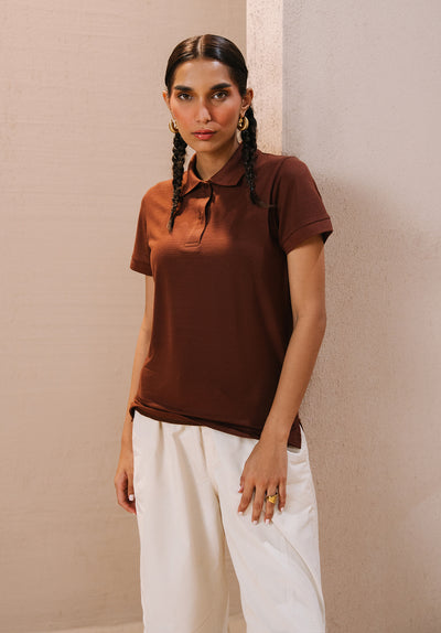 Brown Polo Shirt