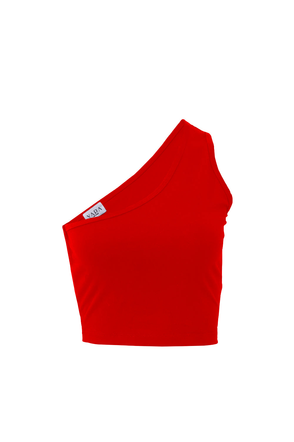 Red one shoulder Top