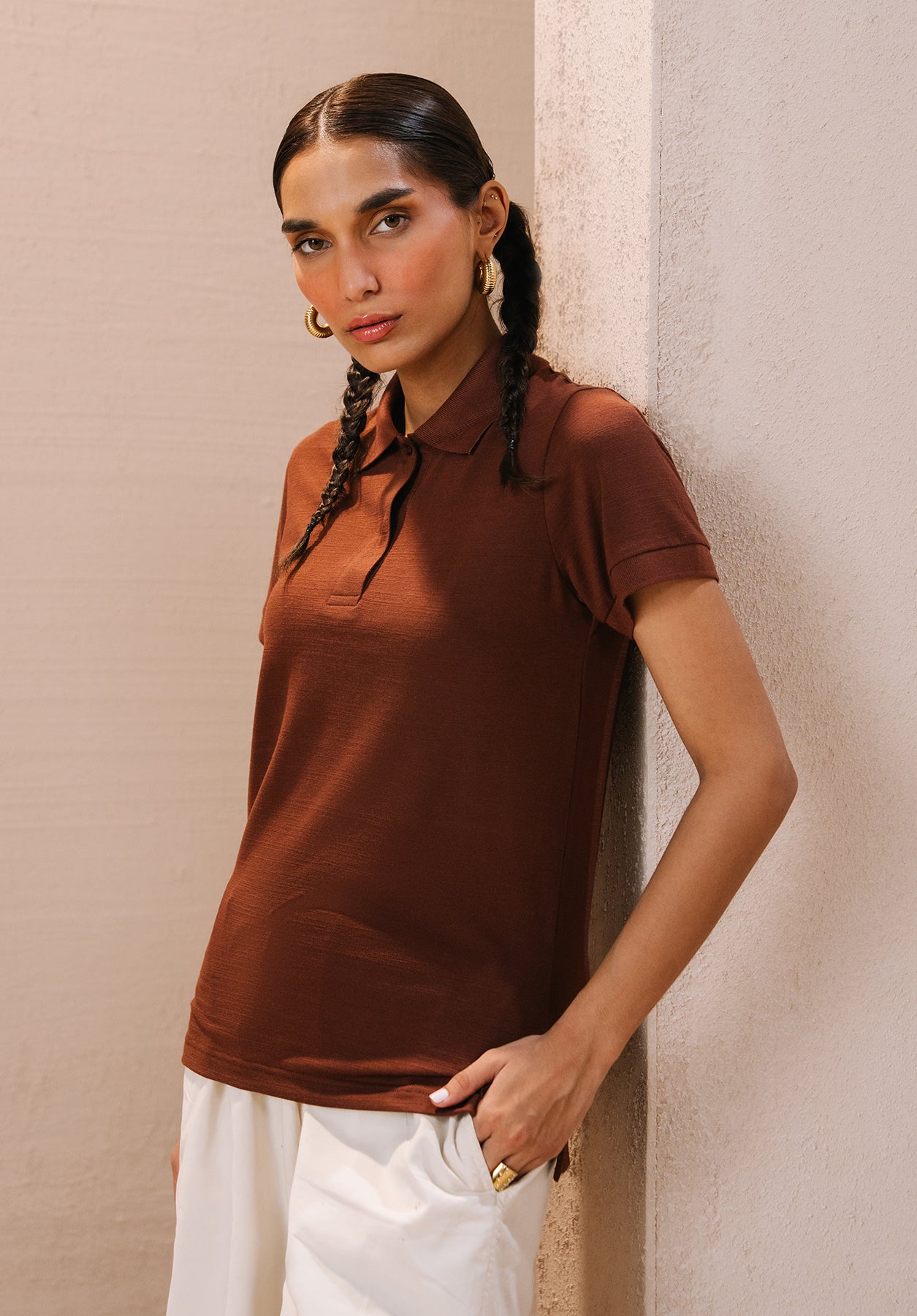Brown Polo Shirt
