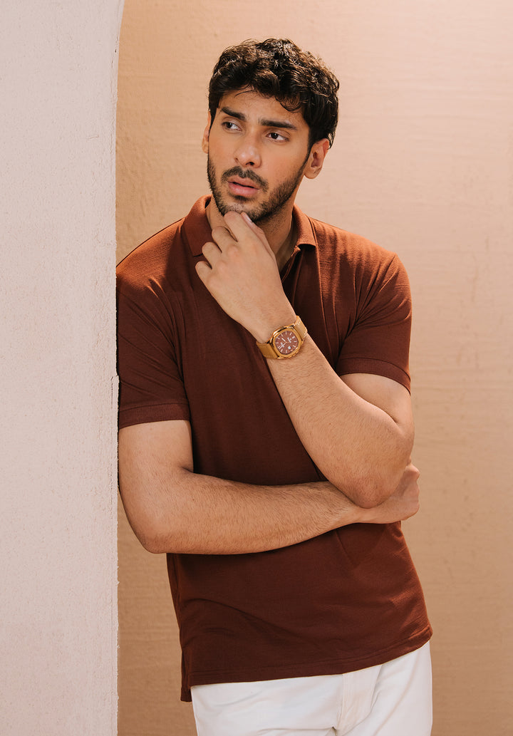 Brown Polo Shirt