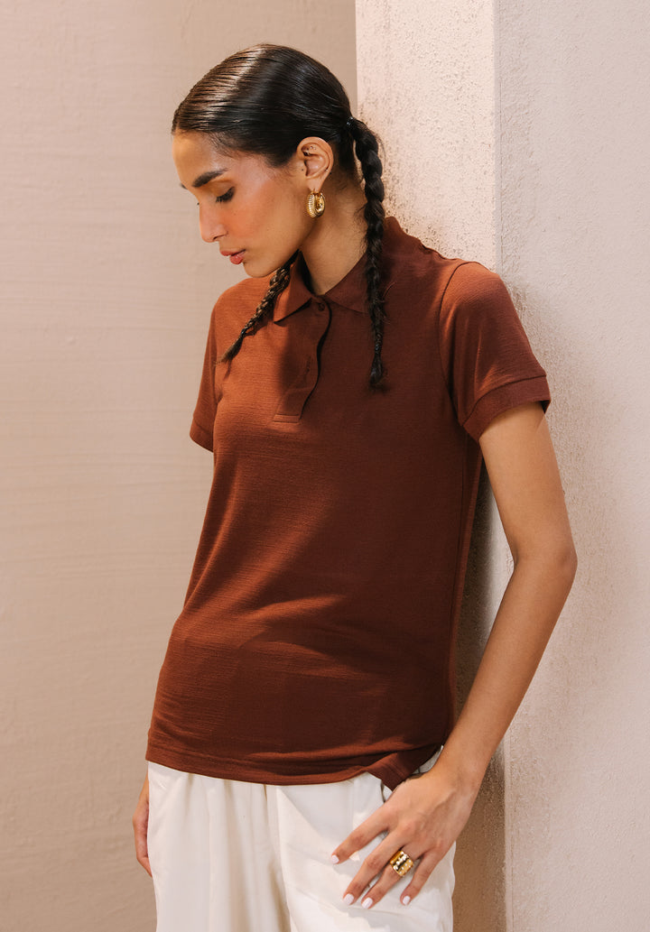 Brown Polo Shirt