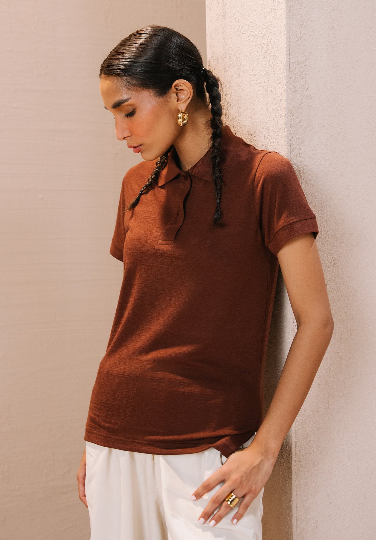 Brown Polo Shirt
