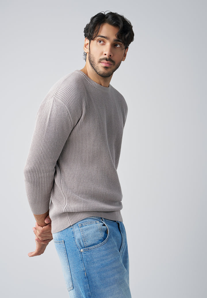 Grey Knitted Jumper