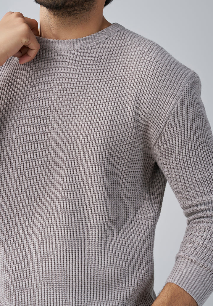 Grey Knitted Jumper