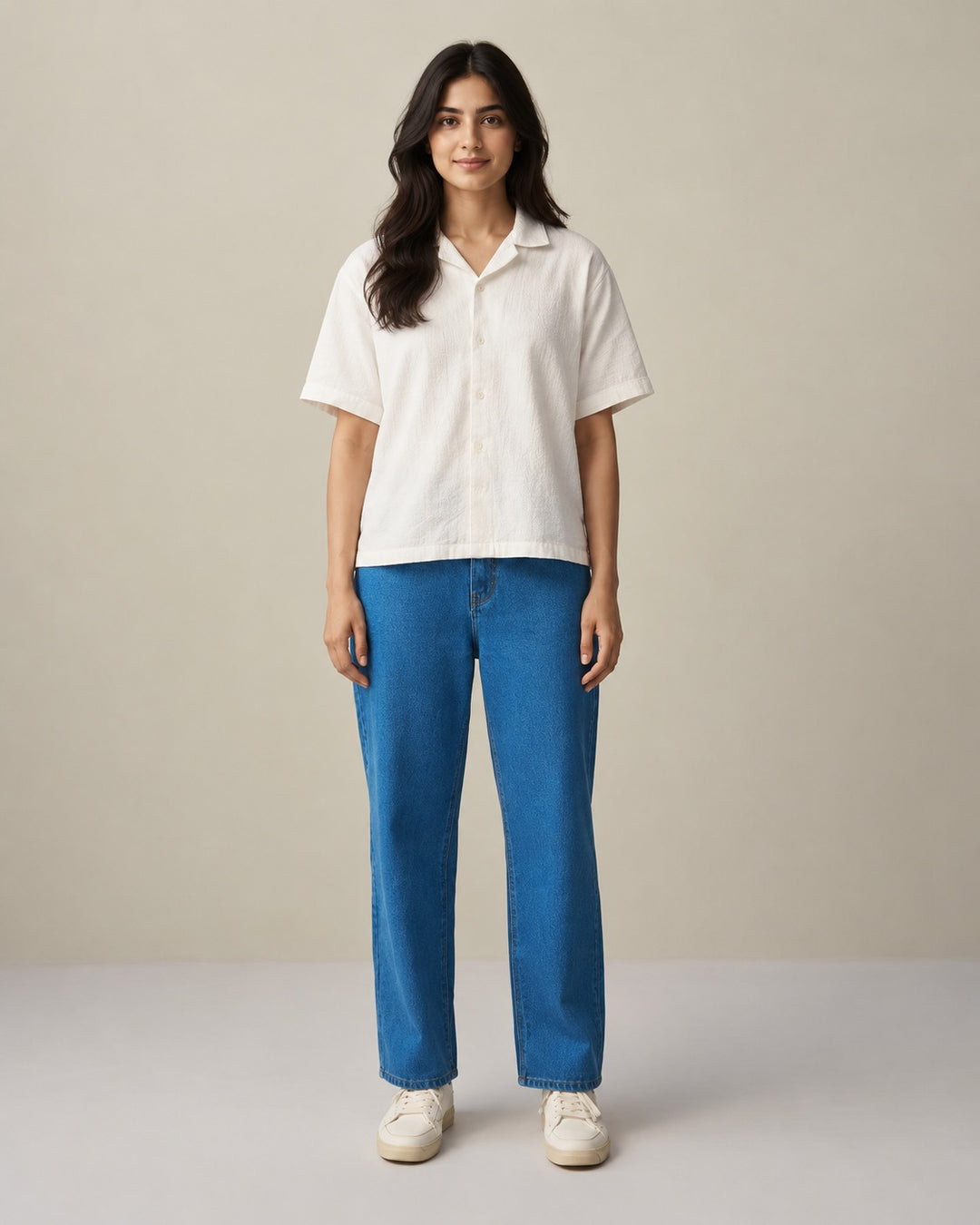 LOOSE FIT JEANS (YTS-BL)