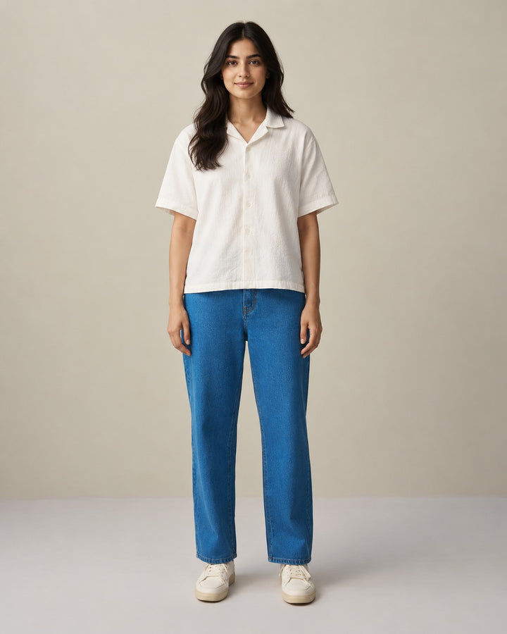 LOOSE FIT JEANS (YTS-BL)