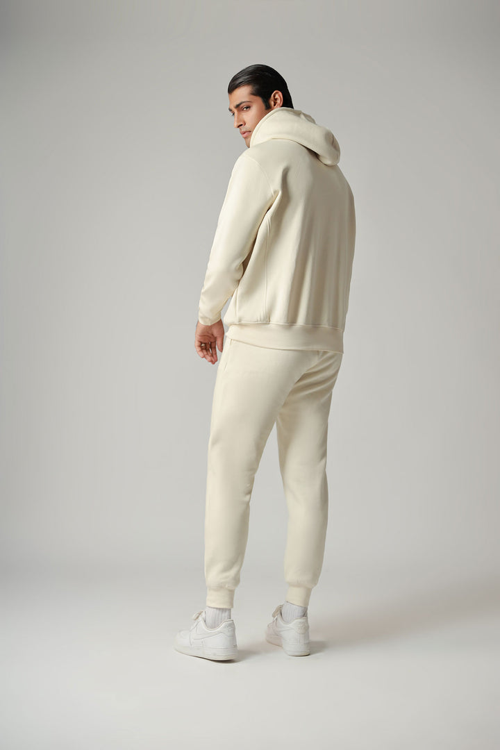 Cream Oversized Hoodie (Men)