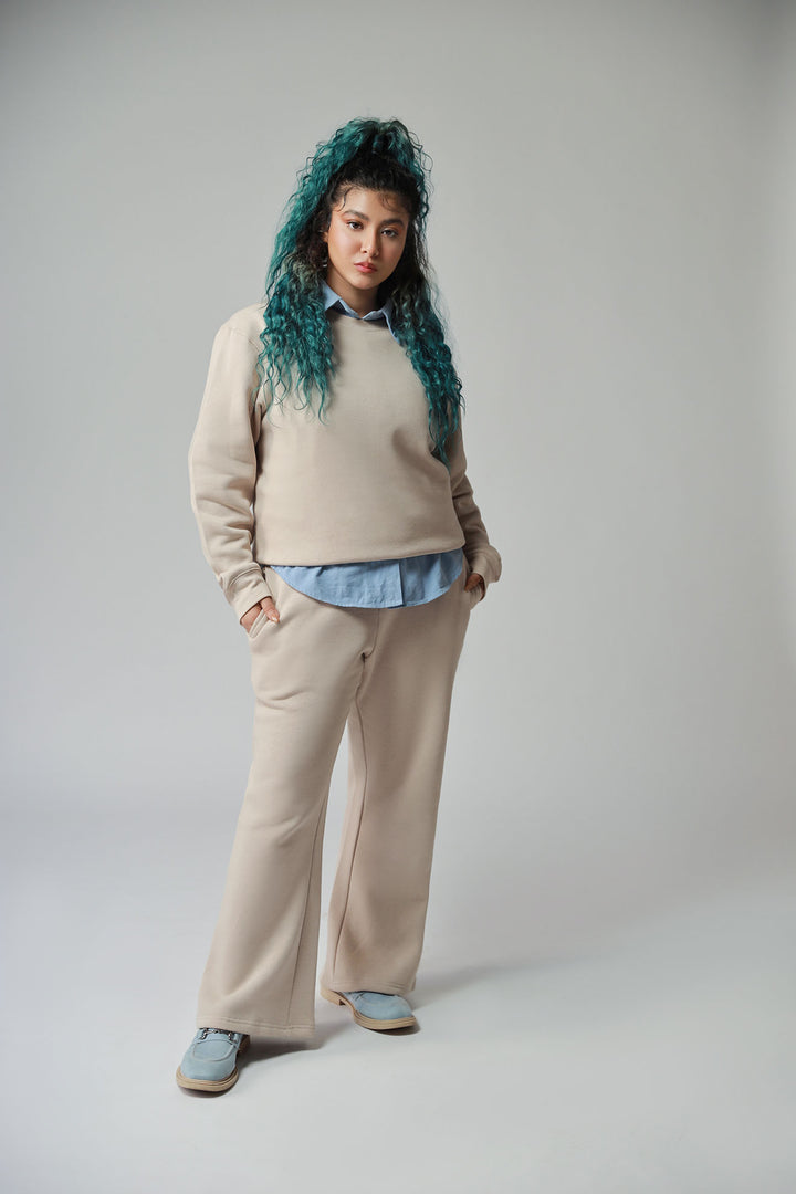 Beige Sweatsuit
