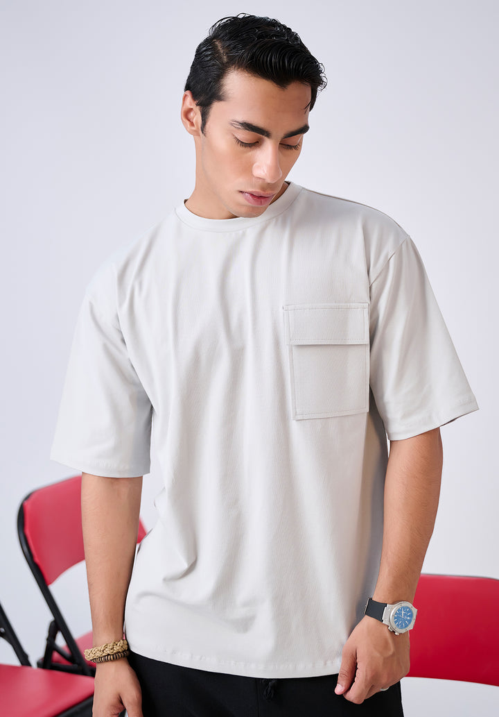 Grey Pocket T Shirt