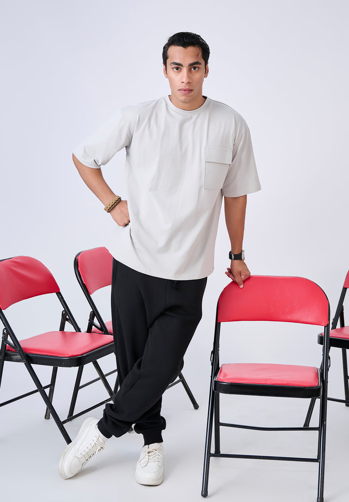Grey Pocket T Shirt