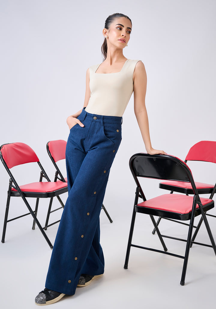 Grey Shoulder Strap Bodysuits