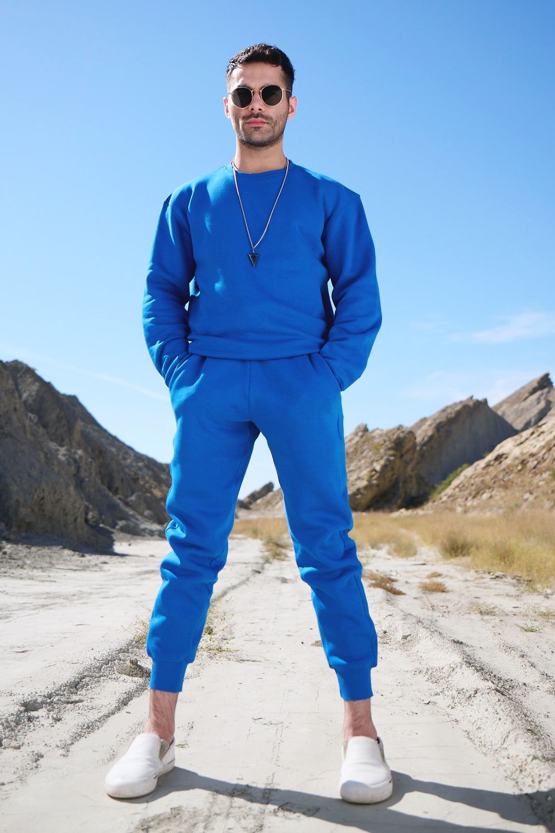BLUE SWEATSUIT – yarathestore - Main Image