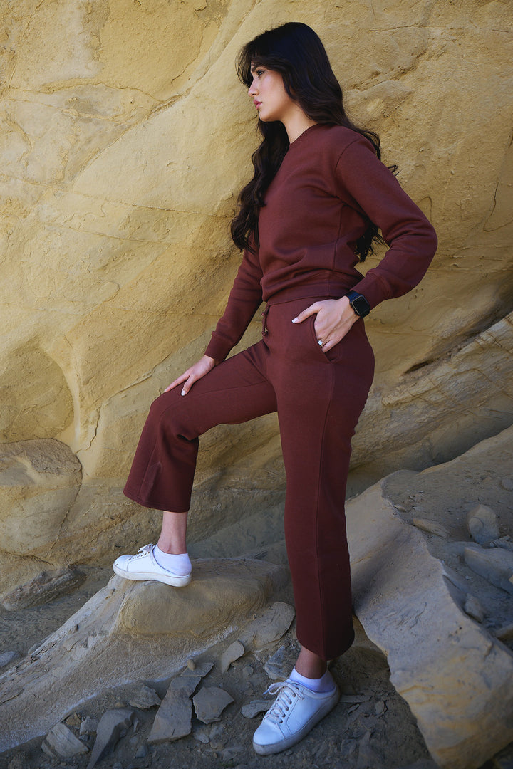 BROWN SWEATSUIT