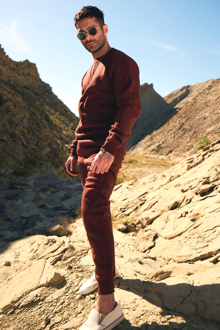 BROWN SWEATSUIT