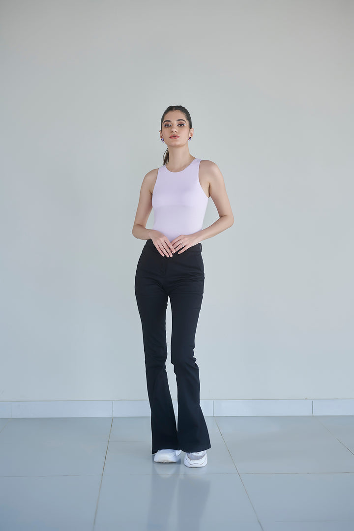 Lilac Sleeveless Bodysuit