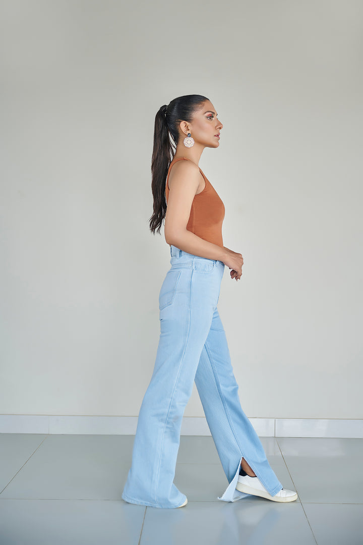 Caramel sleeveless bodysuit