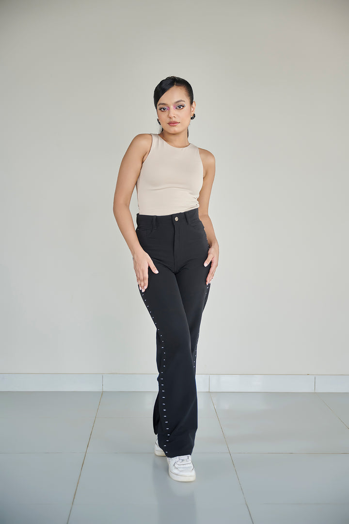 Beige Sleeveless Bodysuit