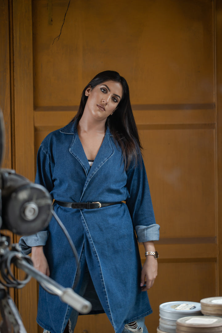 Dark Blue Long Coat